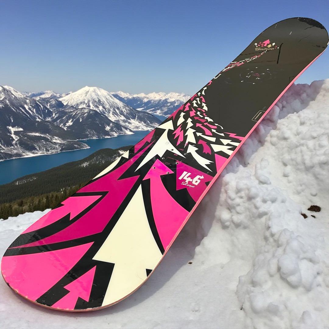 【良品】 SEQUENCE 146cm SALOMON スノーボード
