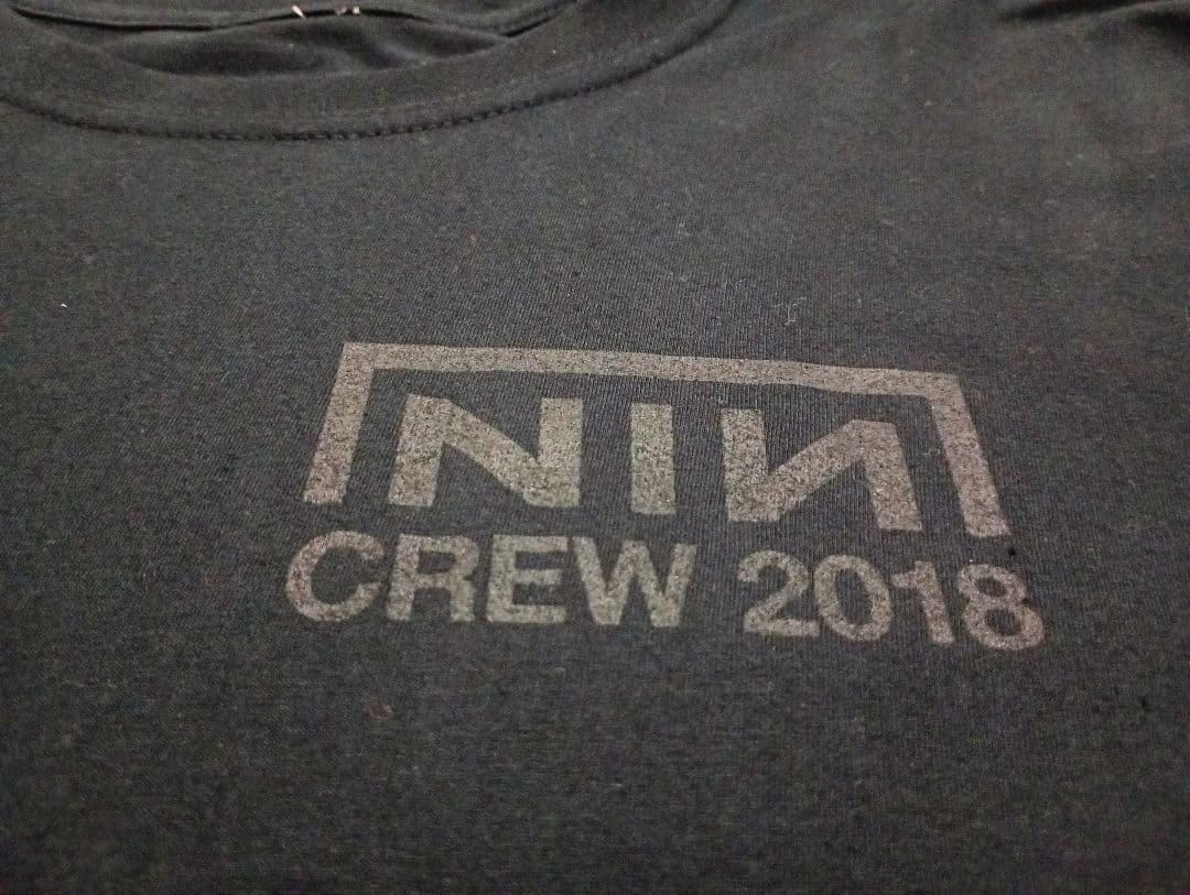ミュージシャン NINE INCH NAILS/2018 CREW TEE/BLACK/L