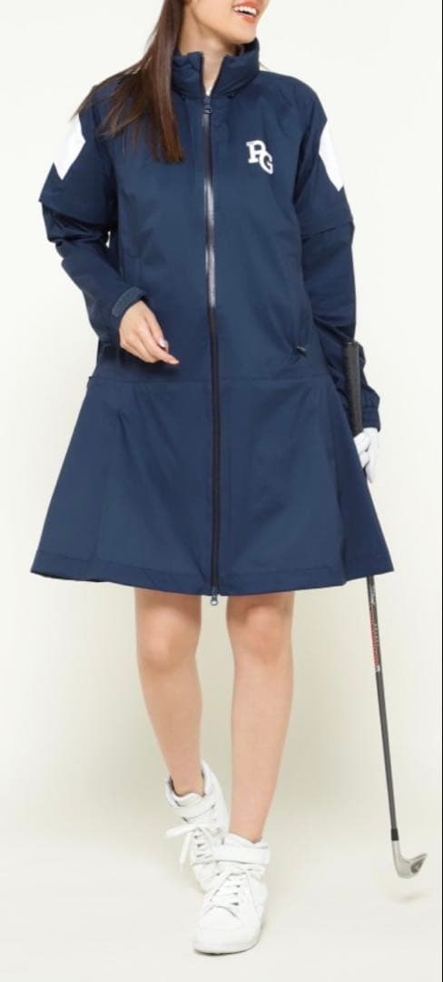【美品】定価4.4万 PEARLY GATES レインウェア ネイビー