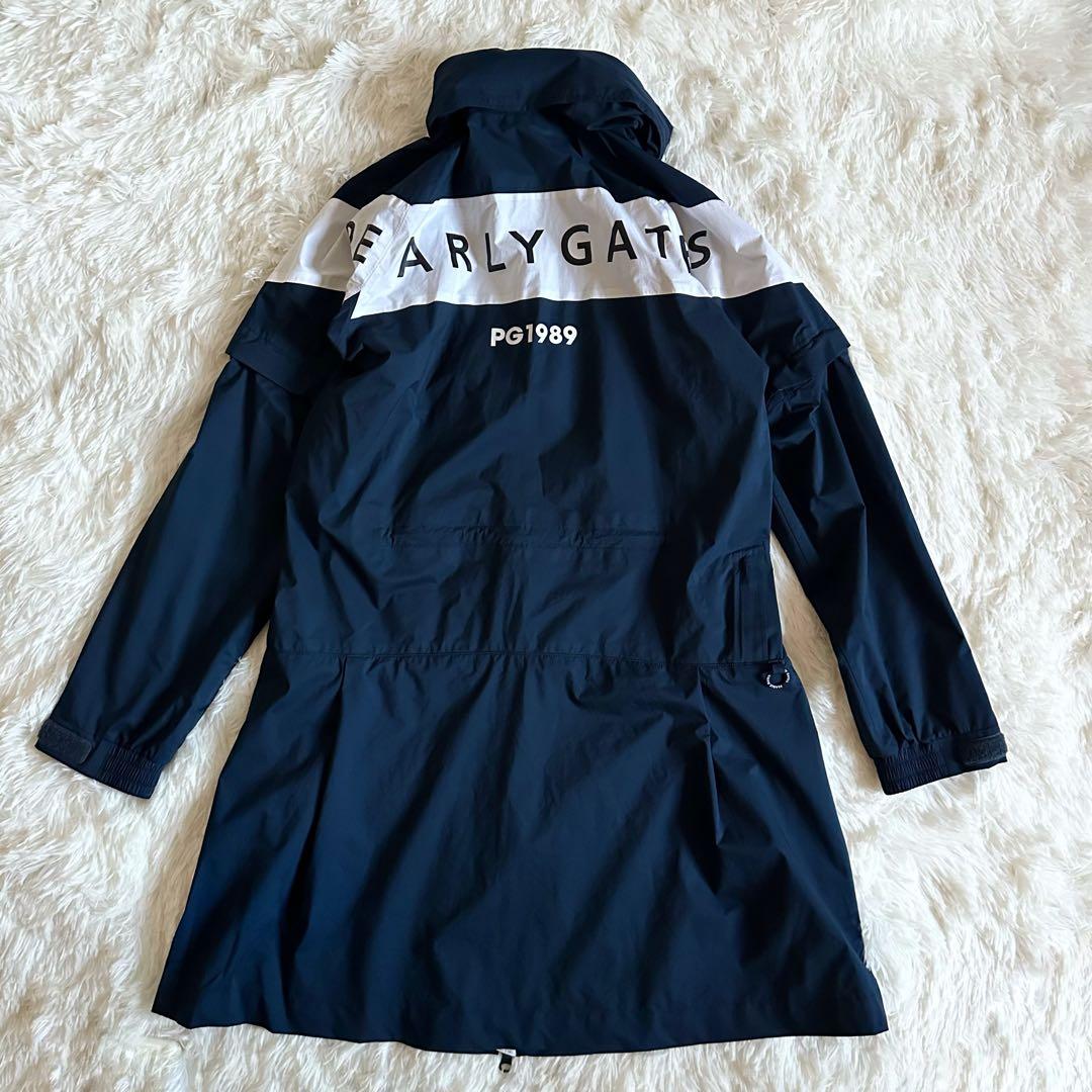 【美品】定価4.4万 PEARLY GATES レインウェア ネイビー