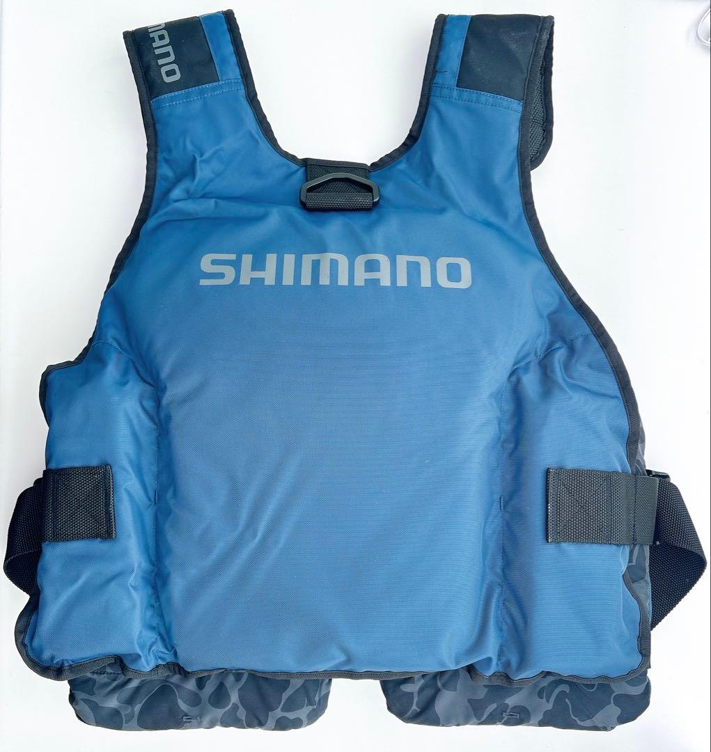 【価格交渉OK!】SHIMANO ゲームベスト VF-068T ダスクブルー