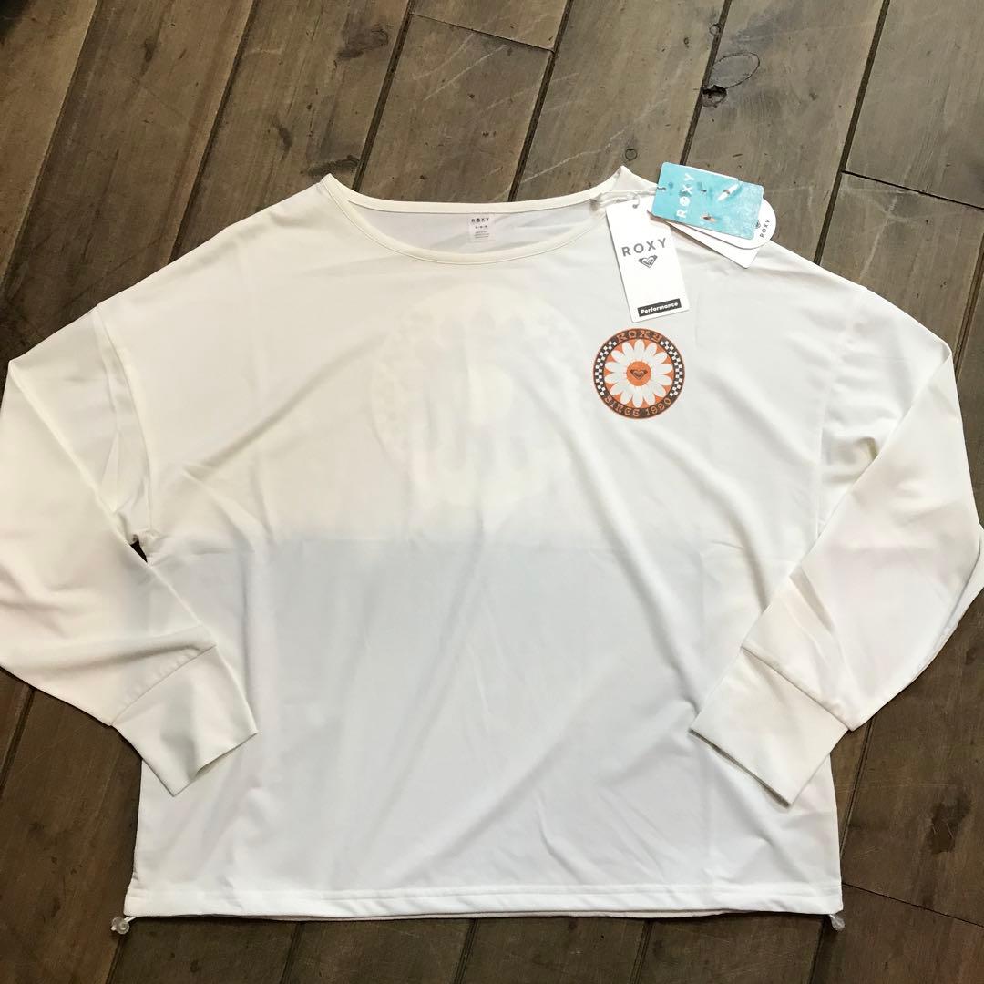 ROXY フラワーグラフィック Tシャツ Mラッシュガード