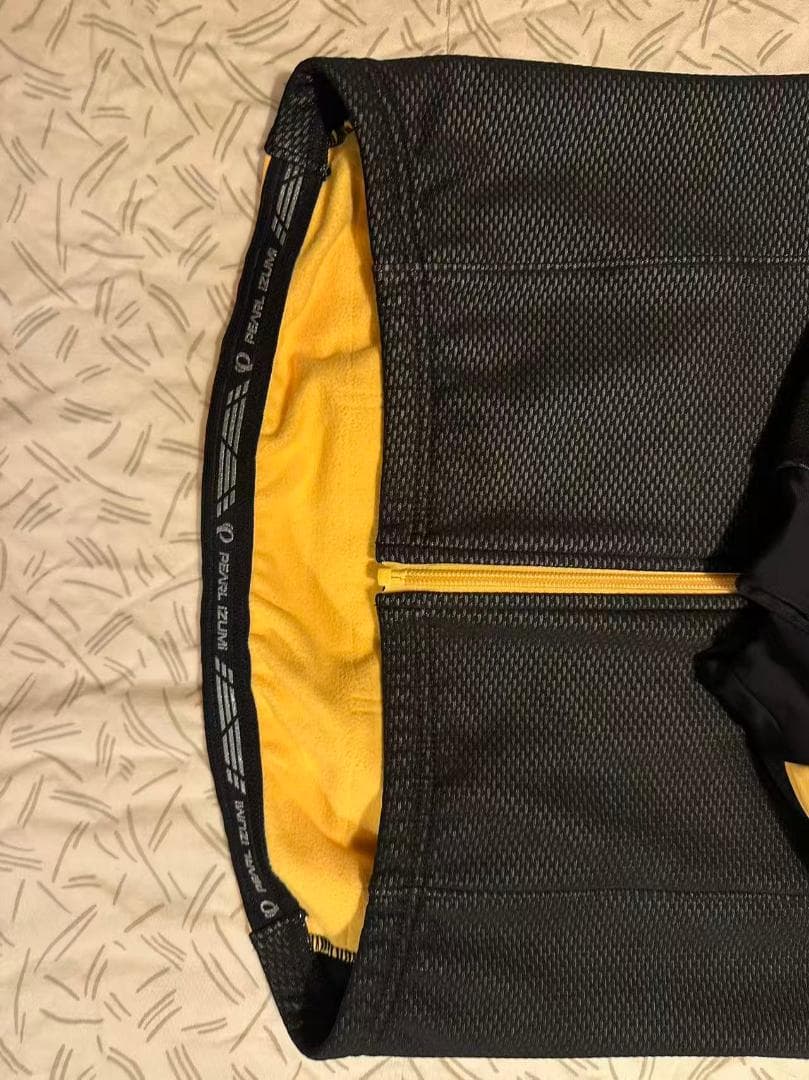 PEARL IZUMI サイクルジャージ 黒/黄色 冬期用