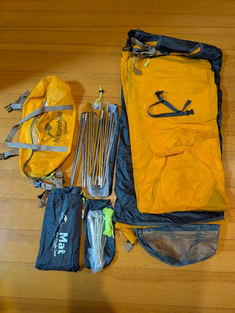✨未使用✨　Naturehike サイクリング　ULテント　1人用登山　キャンプ