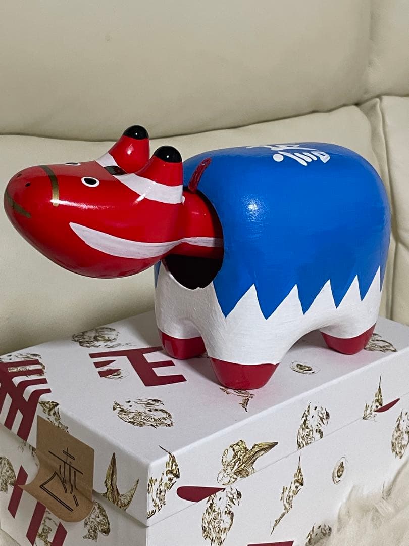 赤べこ新撰組ふるさと納税18.5cm新品
