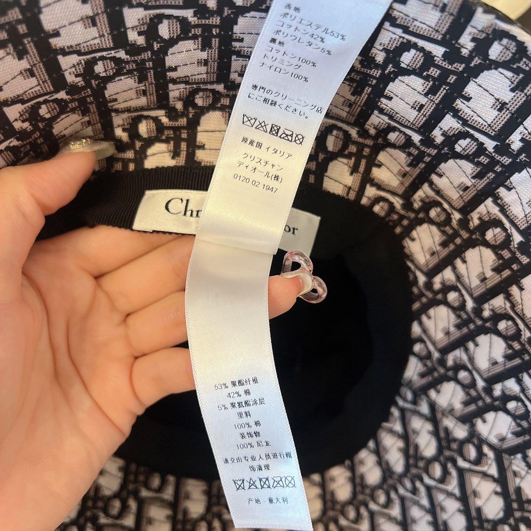【完売品】　ChristianDior チュール付き　ボブハット