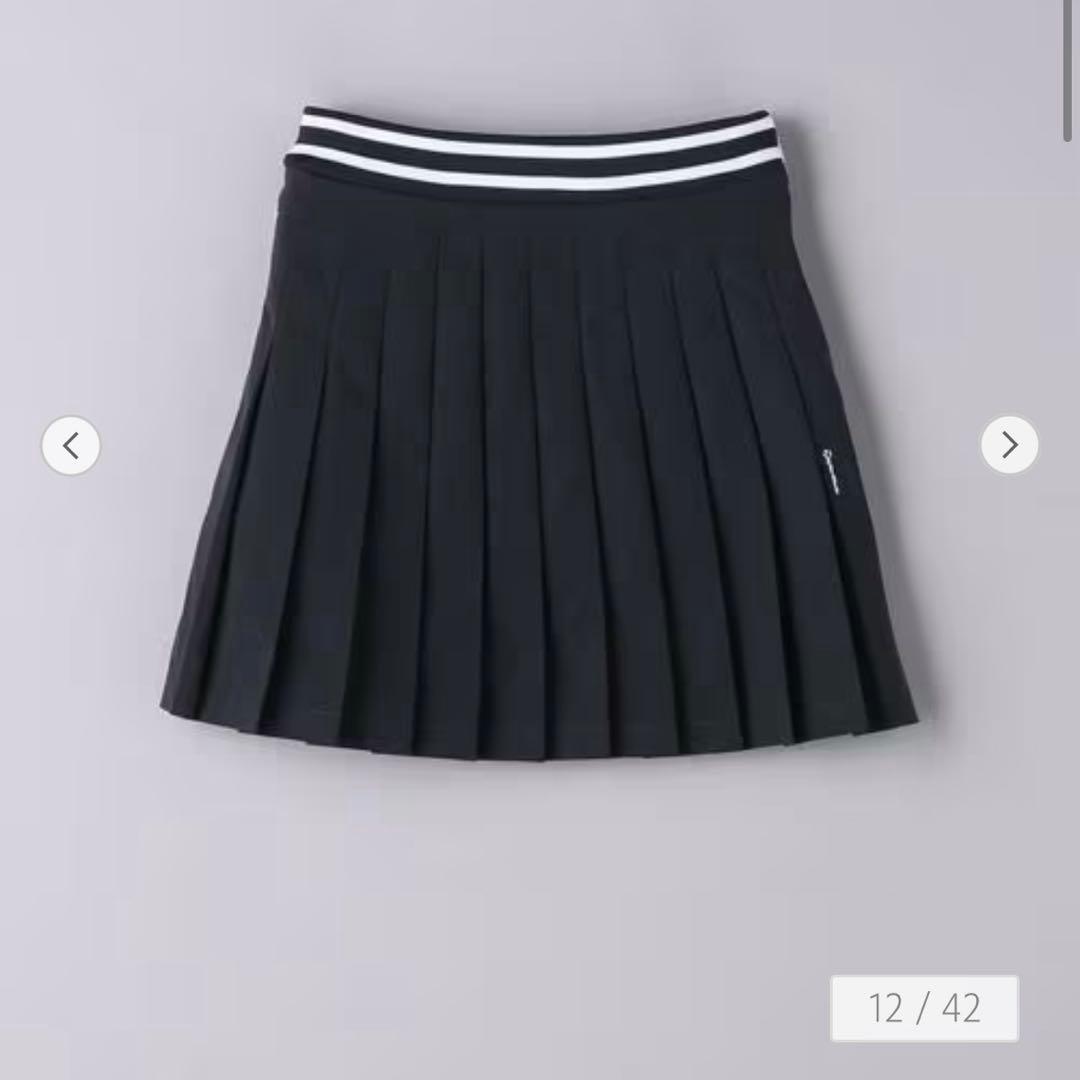 TaylorMade × UNITED ARROWS プリーツスカート ネイビー