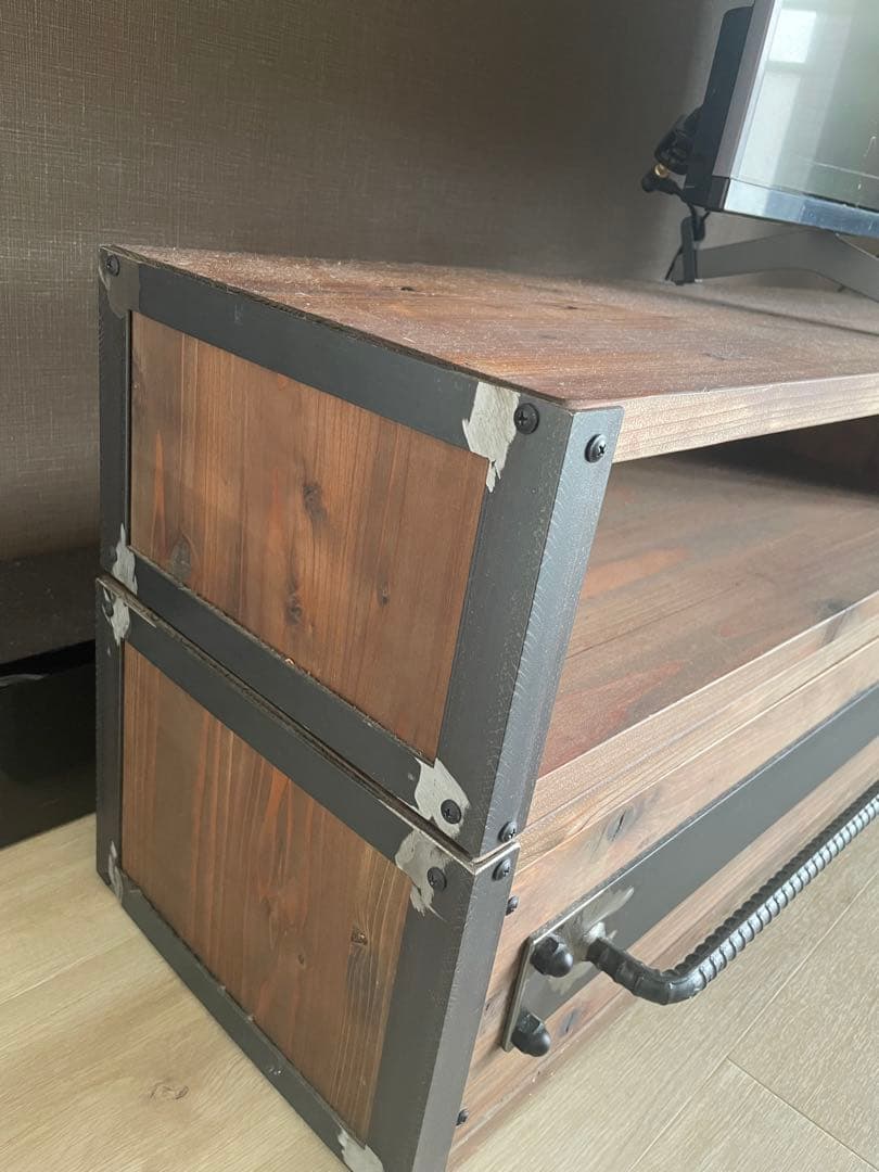 アンティークデザイン テレビ台 （幅150cm×奥行30cm×高さ41cm）