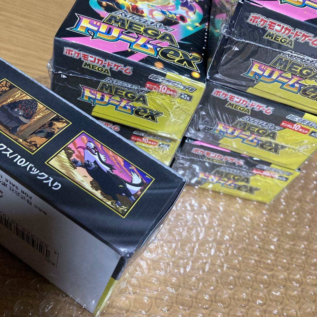 ポケモンカード MEGA ドリーム ex　6BOX シュリンク付き　新品・未開封