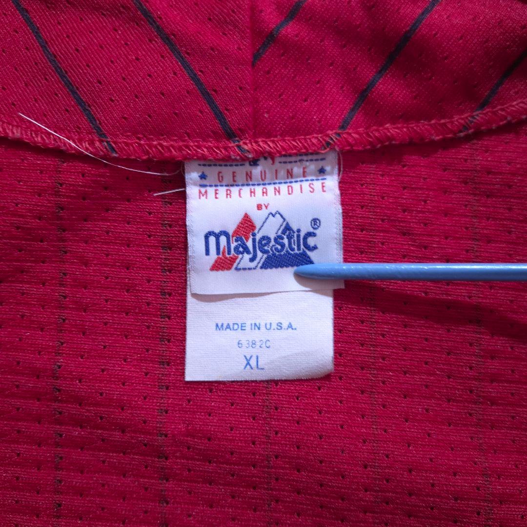 ​【希少】USA製Majestic ニューヨーク・ヤンキース ベースボールシャツ