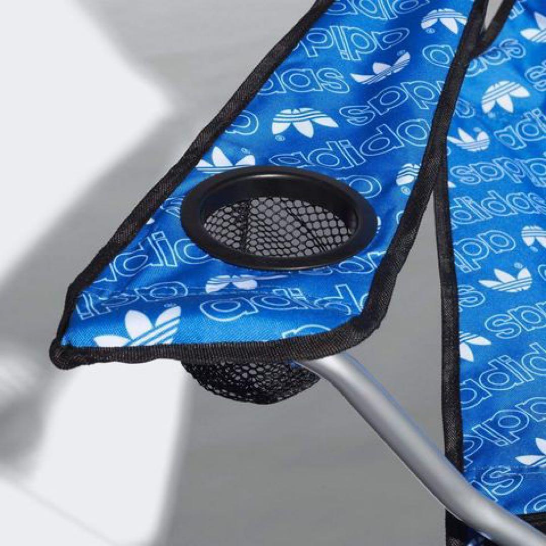 adidas キャンプ アウトドア チェア 折り畳みイス ドリンクホルダー付き
