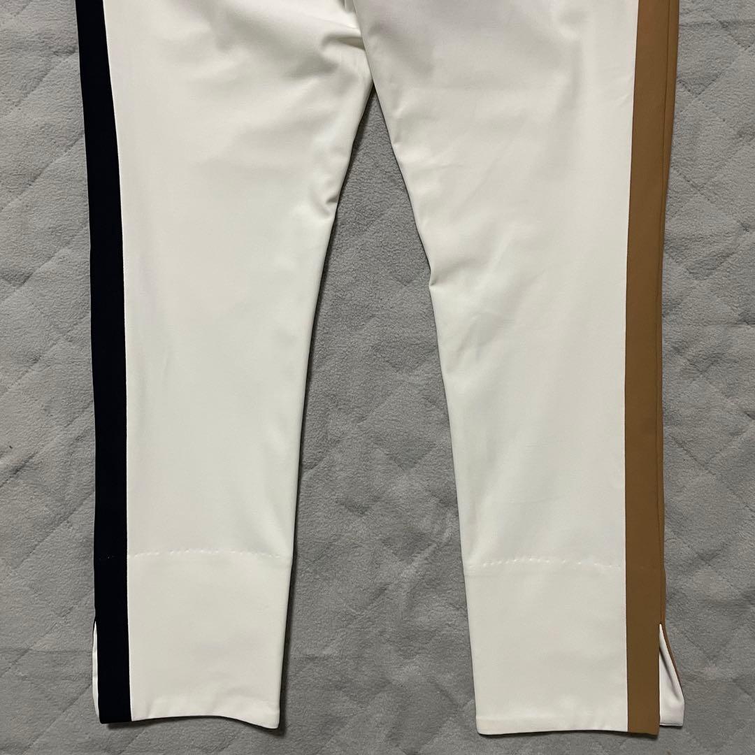 ●TMGゴルフ●ストレッチパンツ ホワイト ブラック 0 スラックス ベージュ系