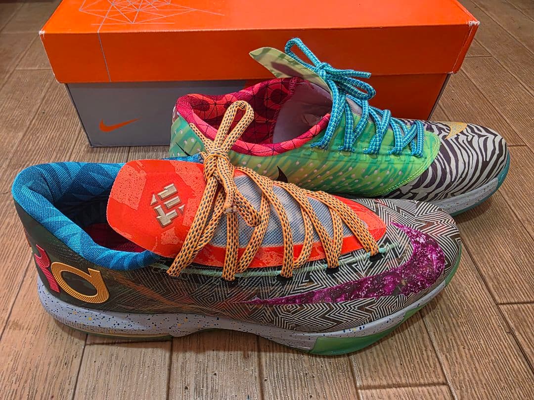★新品 NIKE KD 6 'WHAT THE KD' マルチカラー