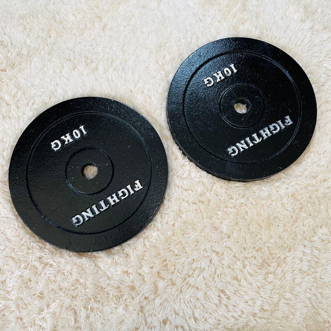 ファイティングロード10kgプレート2枚セット 計20kg 筋トレ バーベル