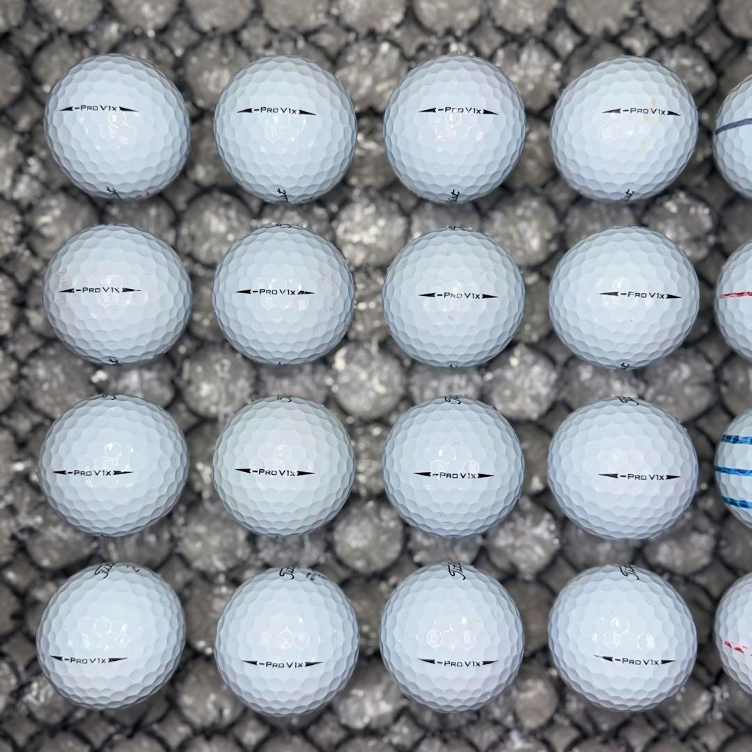 ゴルフボール pro v1x レフトダッシュ Aランク 20球 893 おまけ付