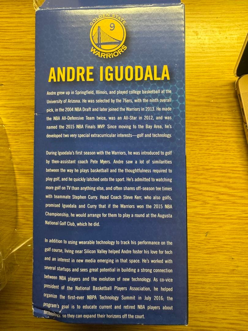 アンドレ・イグダーラ Iguodala ボブルヘッドフィギュア　WARRIORS