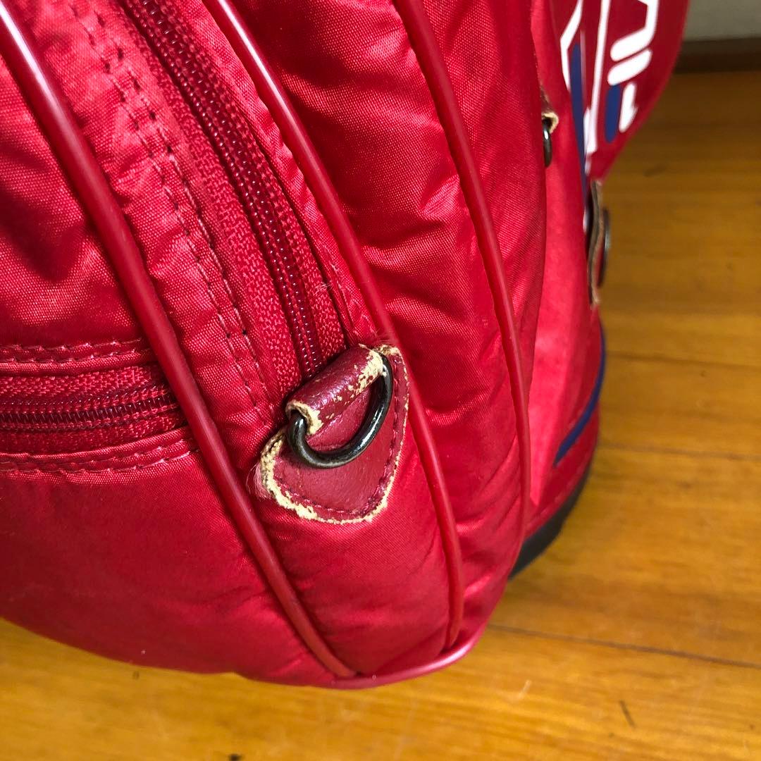 FILA フィラ キャディバック レッド フード付き 2.6kg