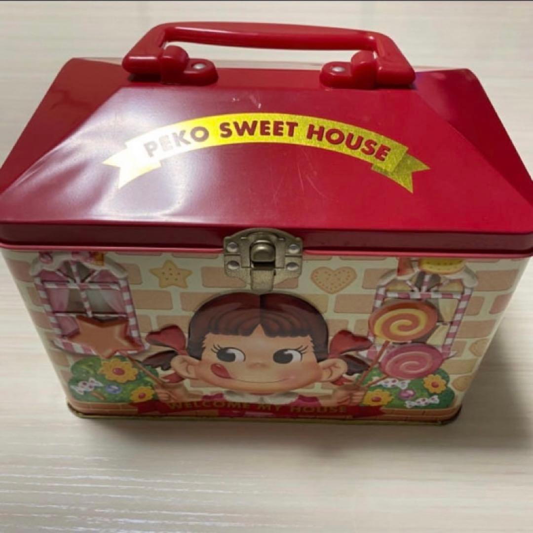 不二家 ペコちゃん 缶ケース ×6個セット