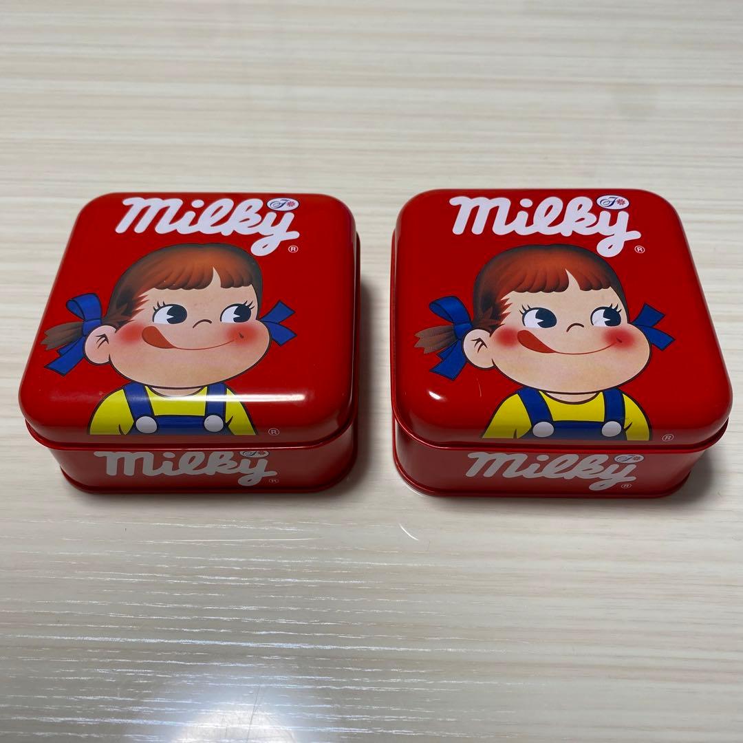 不二家 ペコちゃん 缶ケース ×6個セット