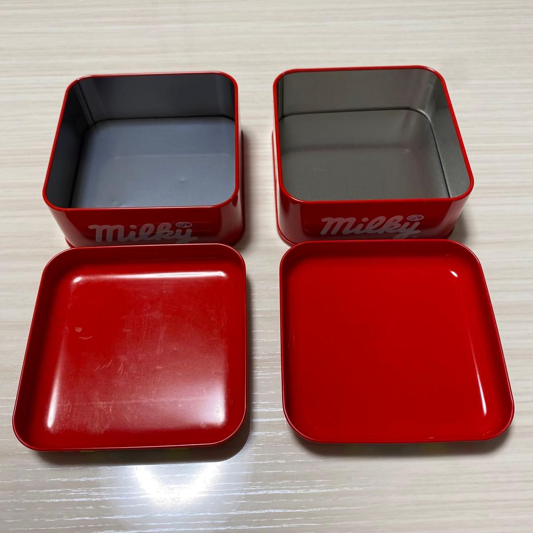 不二家 ペコちゃん 缶ケース ×6個セット