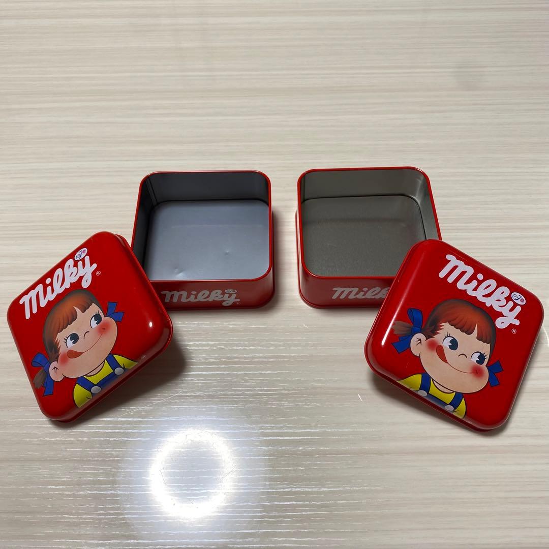 不二家 ペコちゃん 缶ケース ×6個セット