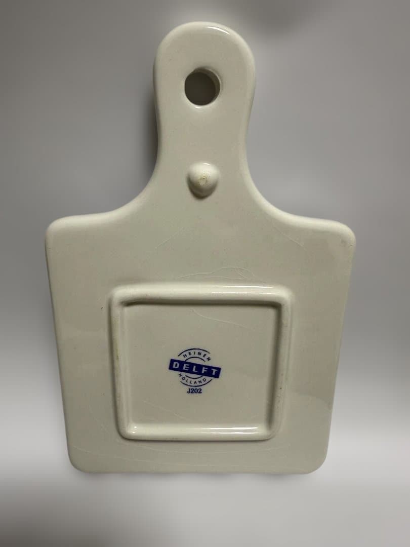 DELFT 青い花柄 陶器製まな板 デルフト陶器