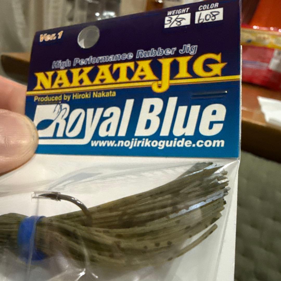  Blue ナカタジグ ラバージグ 5個セット