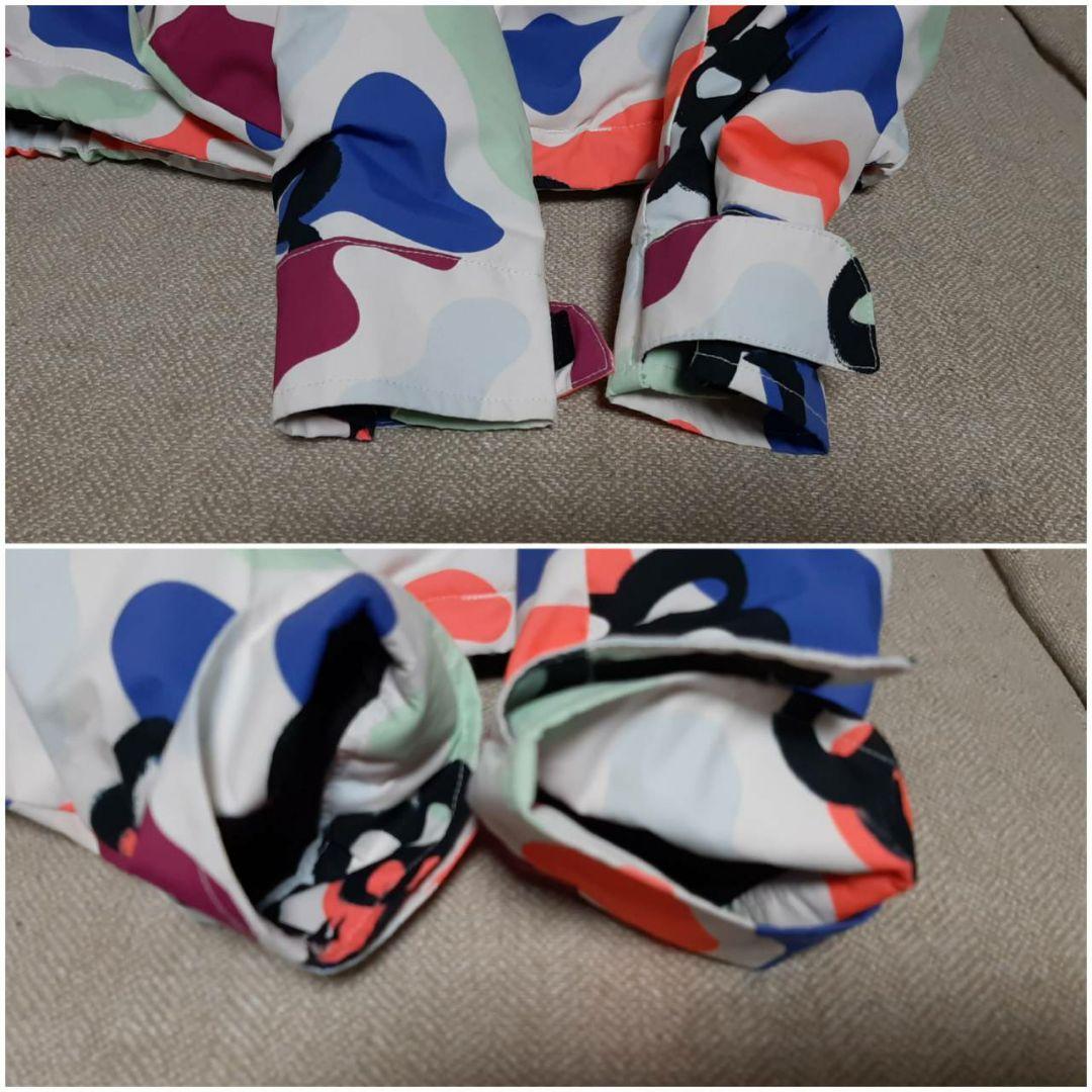 美品 キッズ BURTON スノーウェア S 花柄 撥水 防寒