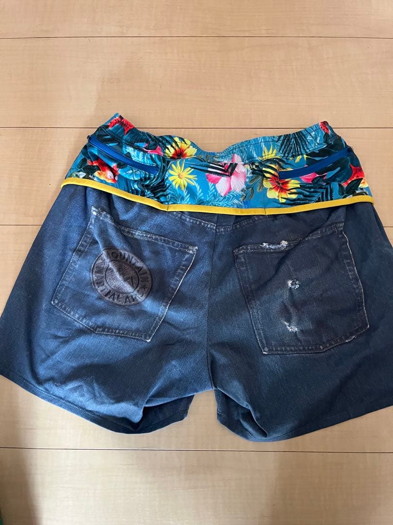 Mountain Martial Arts×ELDRESO 転写デニムランパンツ
