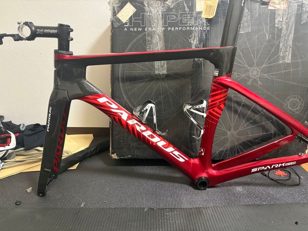 PARDUS SPARK EVO カーボンフレームセット