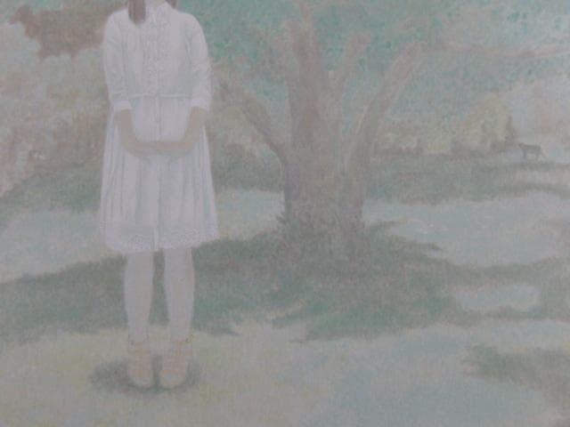 橋本弘安、【希望】、希少な額装用画集より、状態良好、新品額装付、日本人画家
