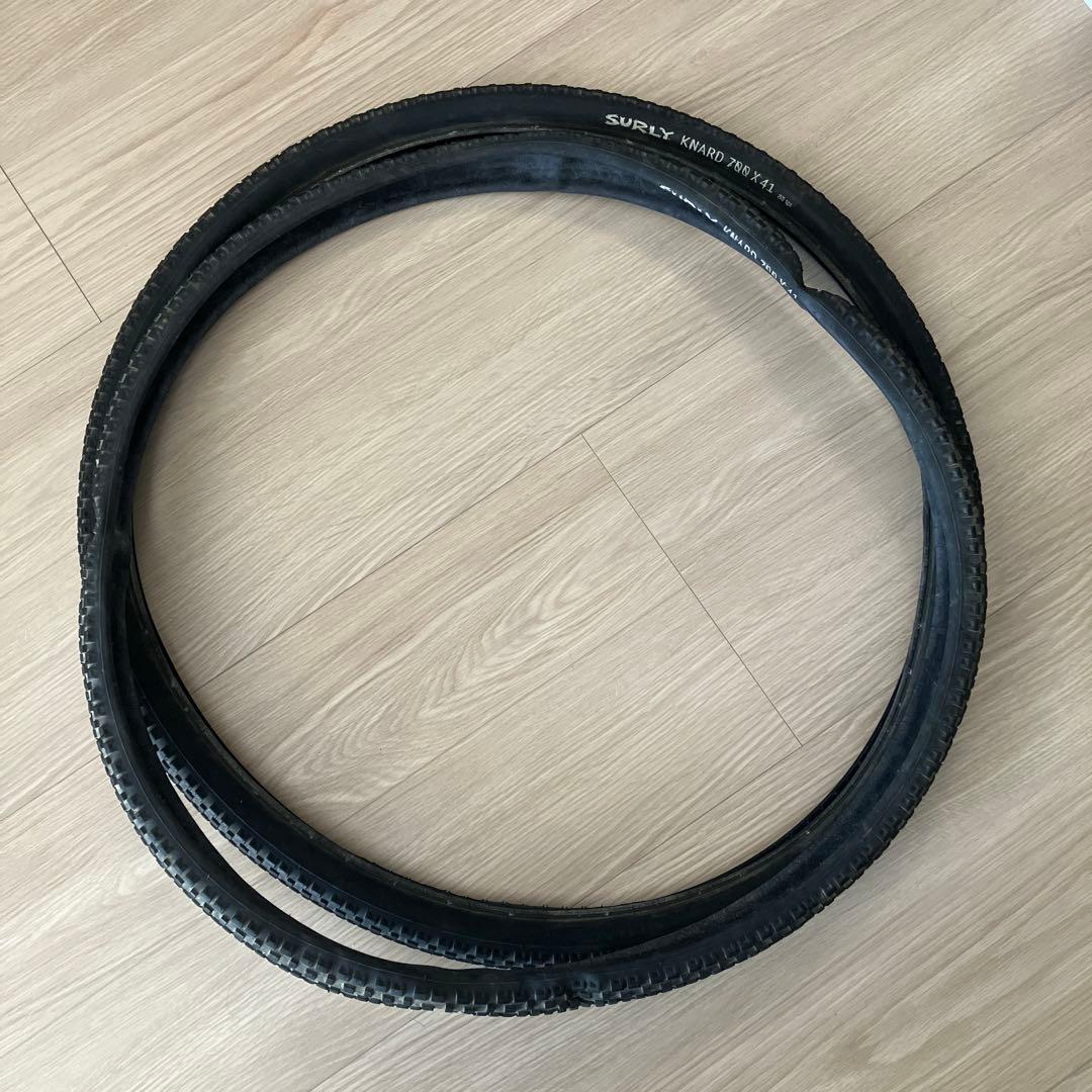 引き取り限定 SURLY CROSS CHECK BLACK 57 純正タイヤ付