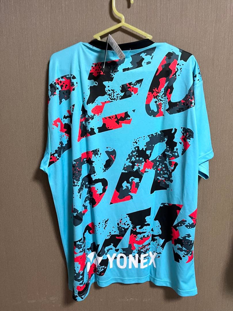 新品　YONEX ジオブレイク　ソフトテニス　バトミントンシャツ　ライトブルー
