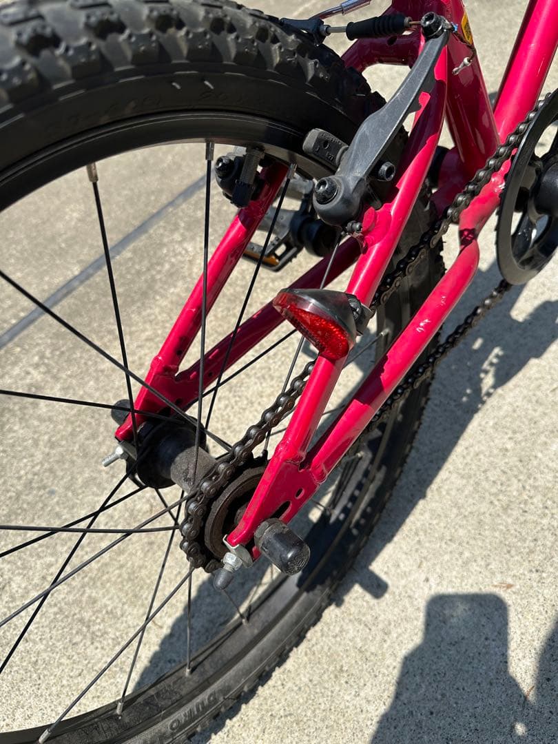 専用　ヨツバサイクル　20インチ ピンク キッズバイク