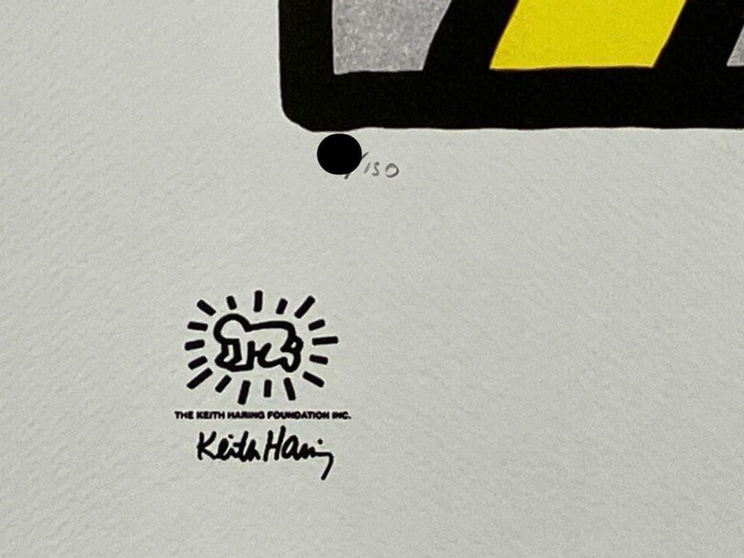 【模写】限定150枚 Keith Haring リトグラフ 版画【送料無料】