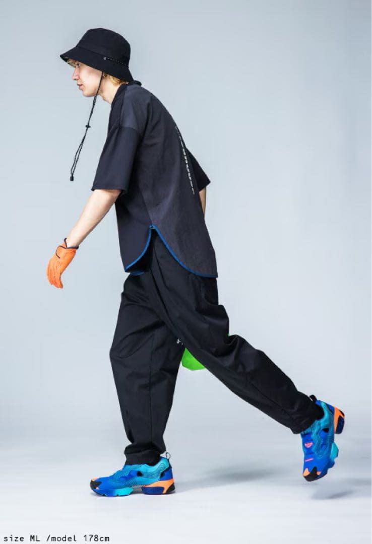 新品タグ付＊ANTIQUA GOLF×STCH＊モックネックトップス LXL 黒
