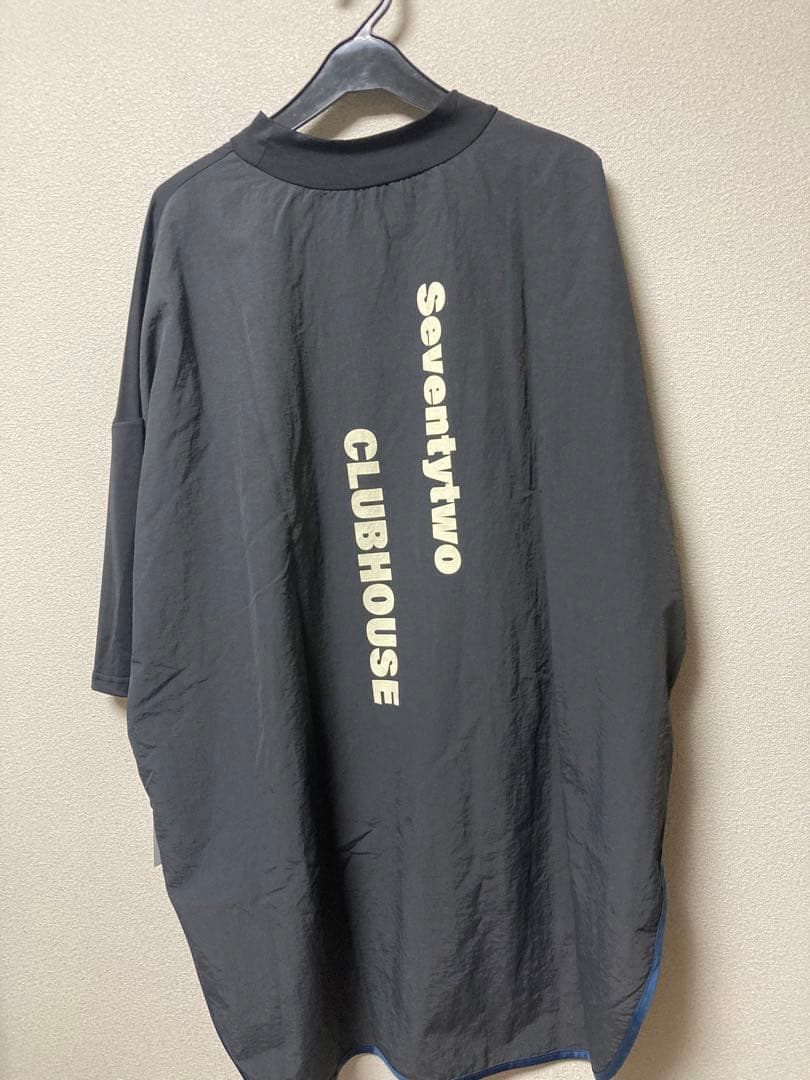 新品タグ付＊ANTIQUA GOLF×STCH＊モックネックトップス LXL 黒