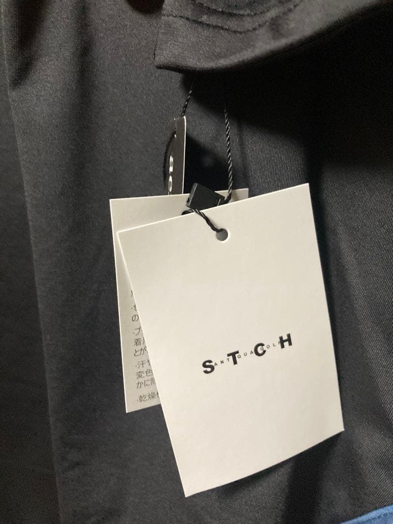 新品タグ付＊ANTIQUA GOLF×STCH＊モックネックトップス LXL 黒