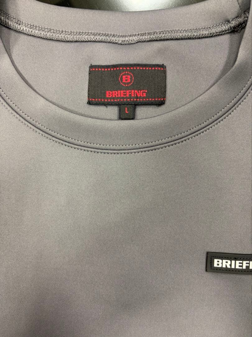 ブリーフィング 3DロゴBRIEFING 3D LOGO CREW NECK L