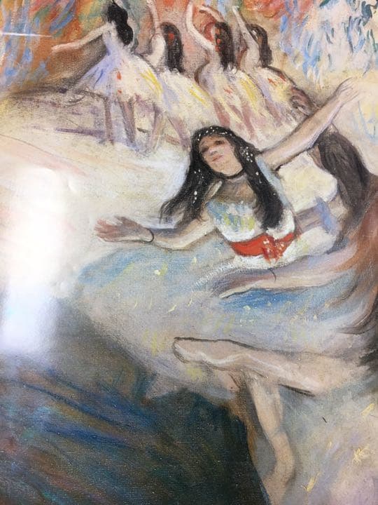 絵画  世界的名画ドガ のバレリーナ