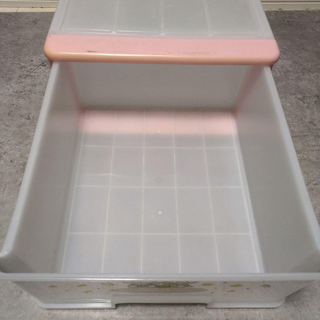 【希少品】ハローキティ 収納ケース ピンク　ベビーキティ　ベビーダニエル