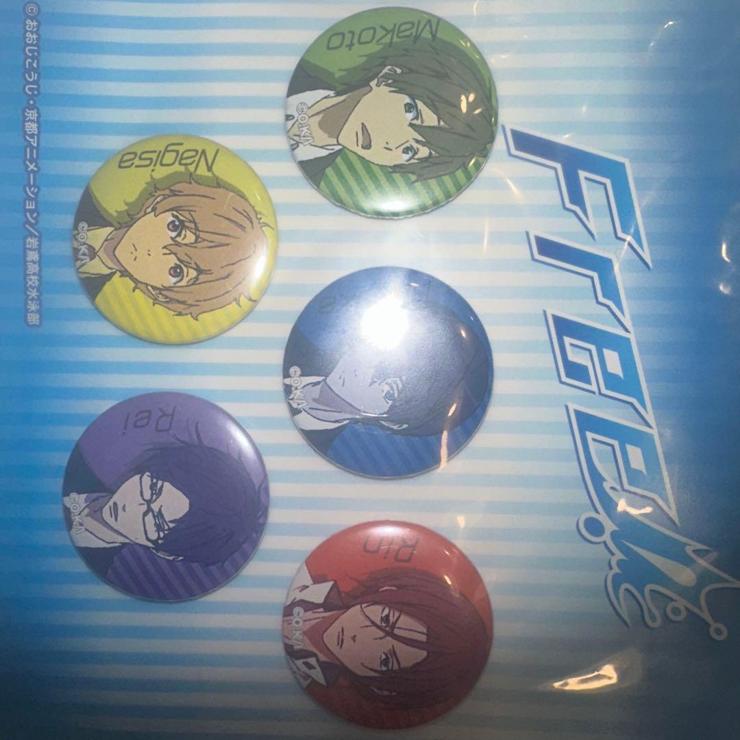 Free! トートバッグ 缶バッジ