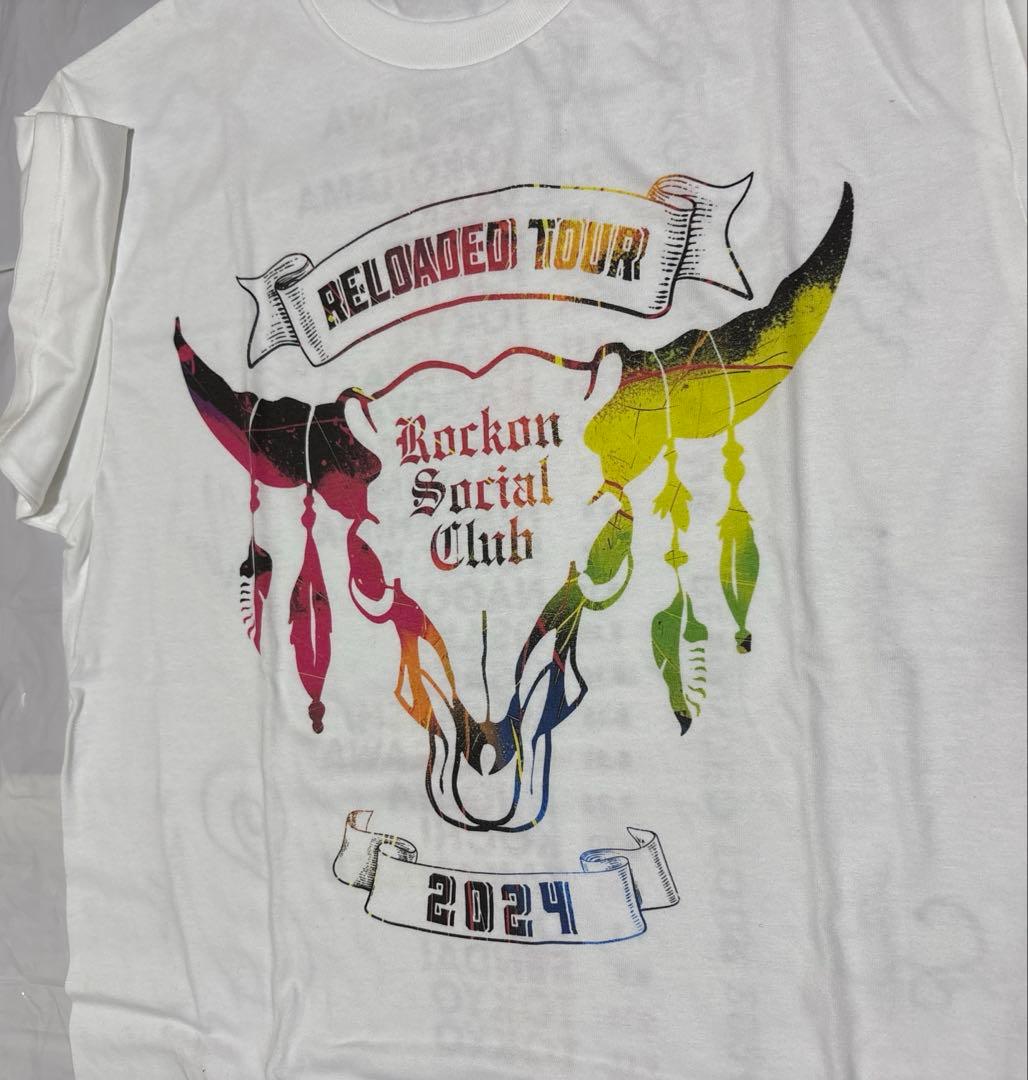 男闘呼組　サイン入りキャップとRockon Social Club Tシャツ