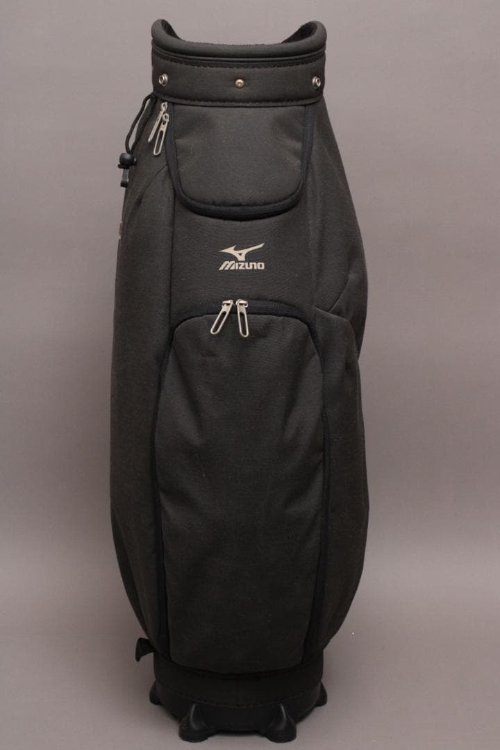 良品/Mizunoミズノ/キャディバッグ/9型/カート/5分割/チャコールグレー