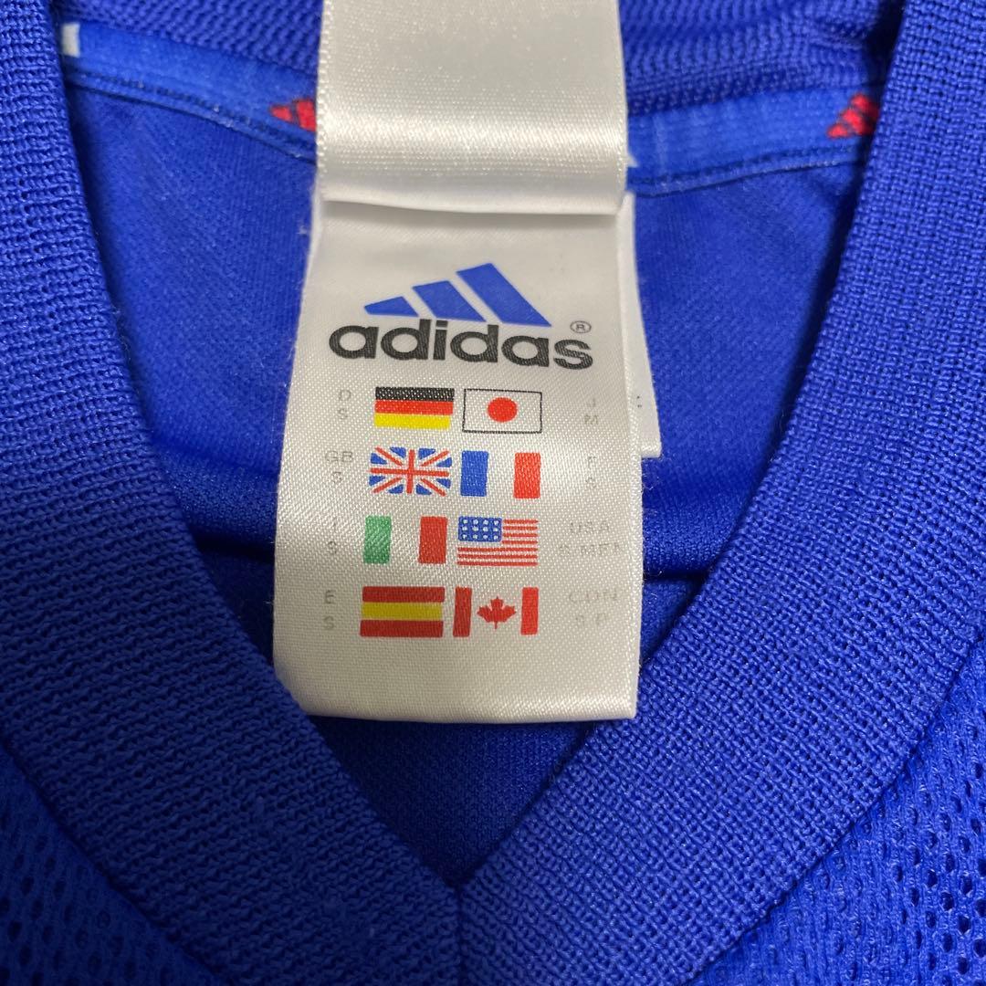 希少品 美品 Adidas サッカーフランス代表 ユニフォーム2002モデル M