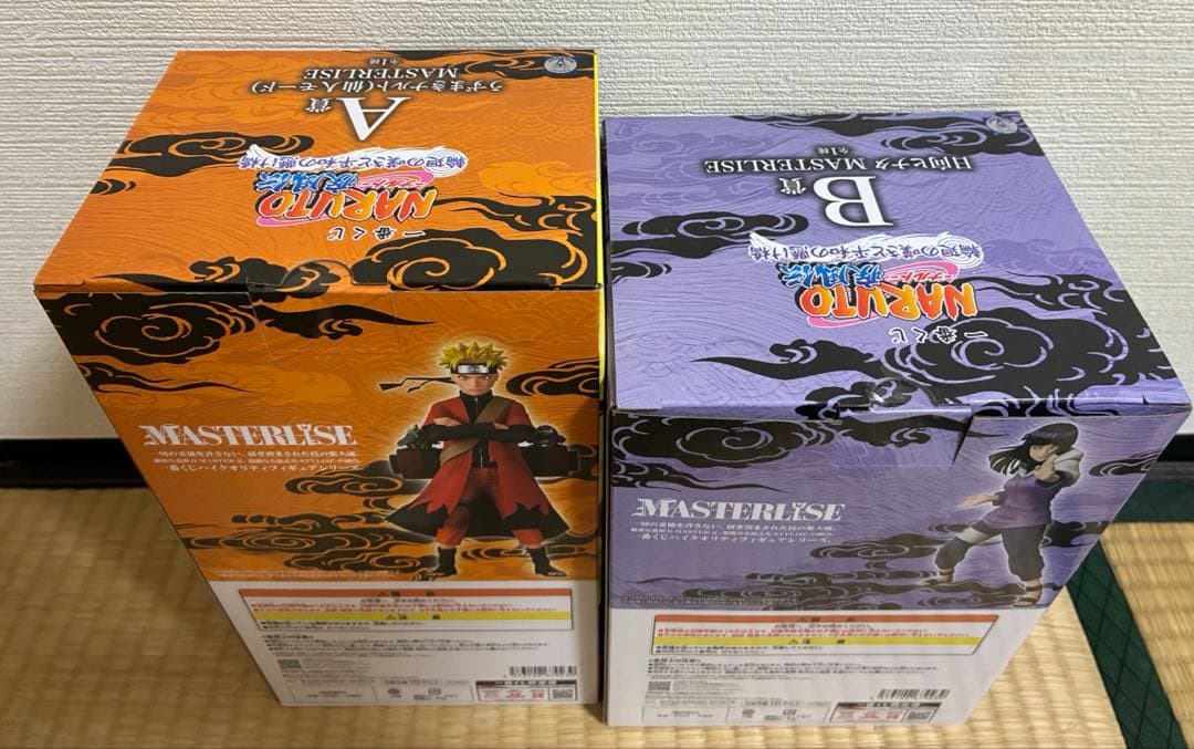 一番くじ NARUTO ナルト A賞 うずまきナルト(仙人モード)ヒナタ　セット
