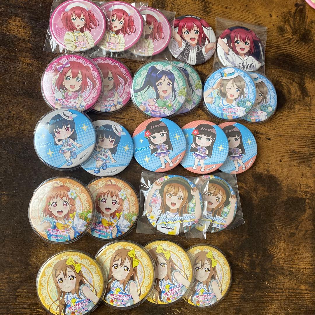 ゆ*読様 Aqours 缶バッジ