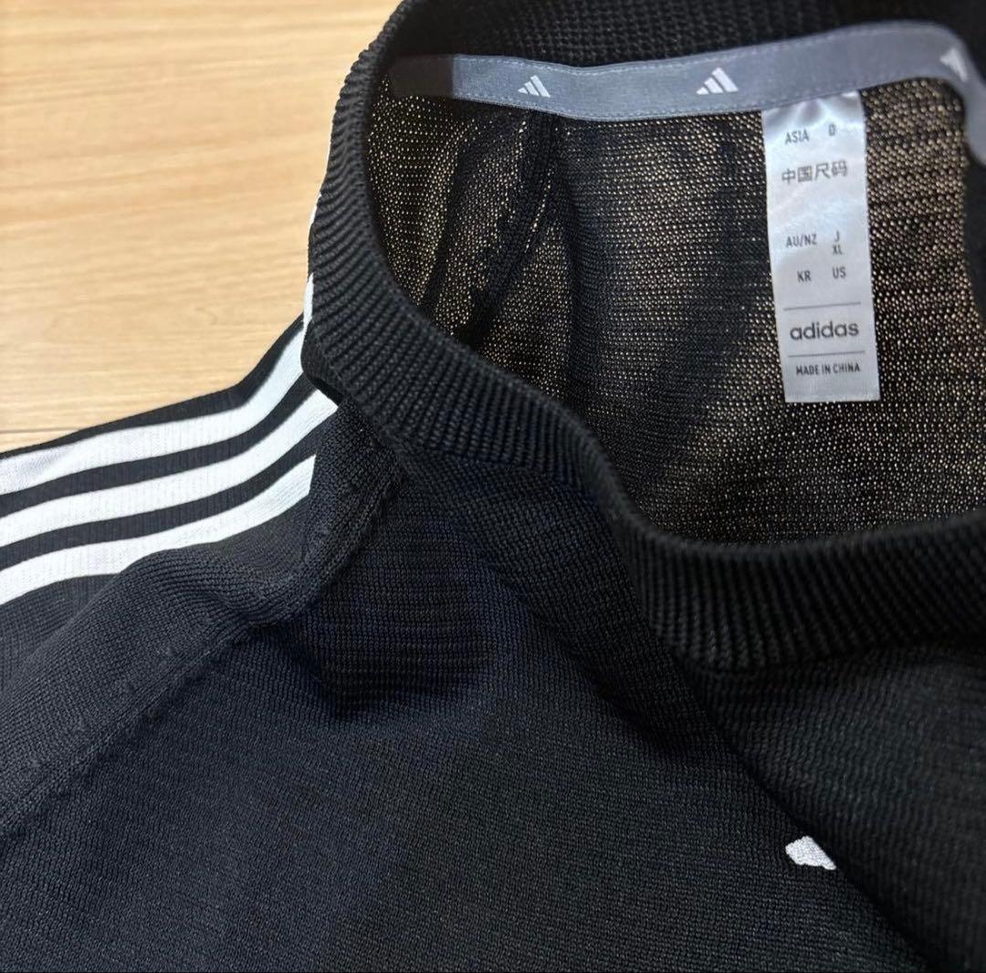 新品adidasgolf上下セット薄手ニット＆ダンボールニットスカートM春