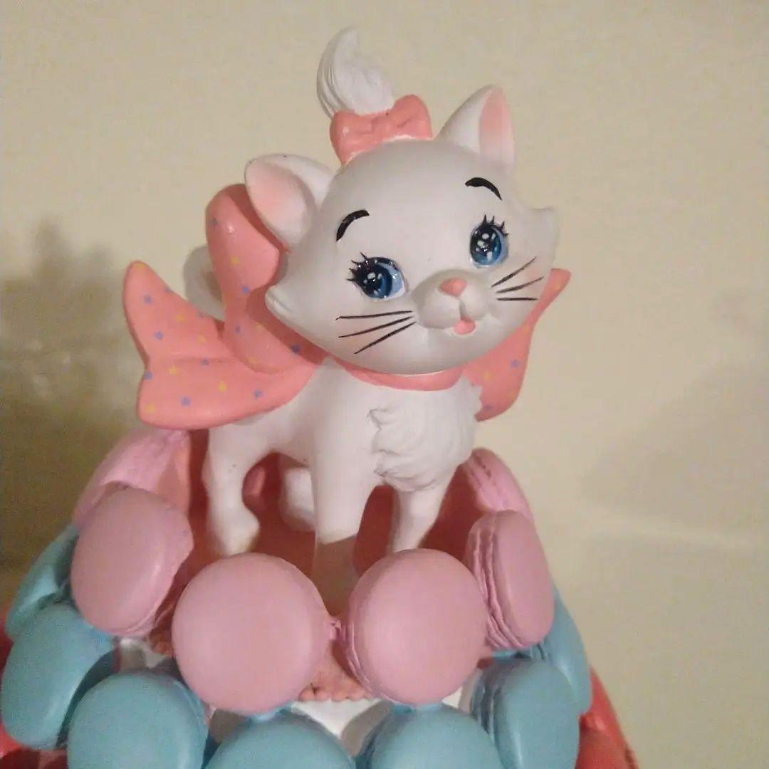 ディズニー　マリー　マカロン　オルゴール　フィギュア　レア