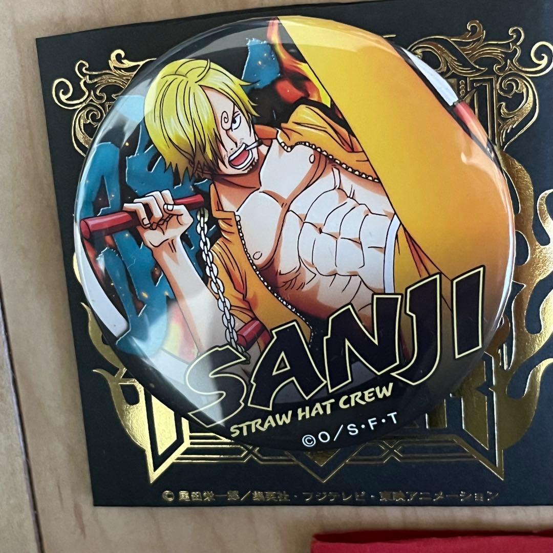 サンジ　コレクション缶バッジ　輩缶バッジ　ONE PIECE USJ ユニバ